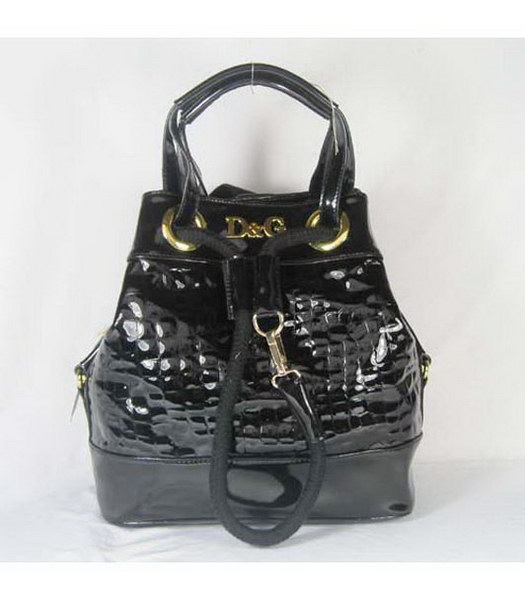 Dolce & Gabbana Oversized Tote nautico S_Black pelle